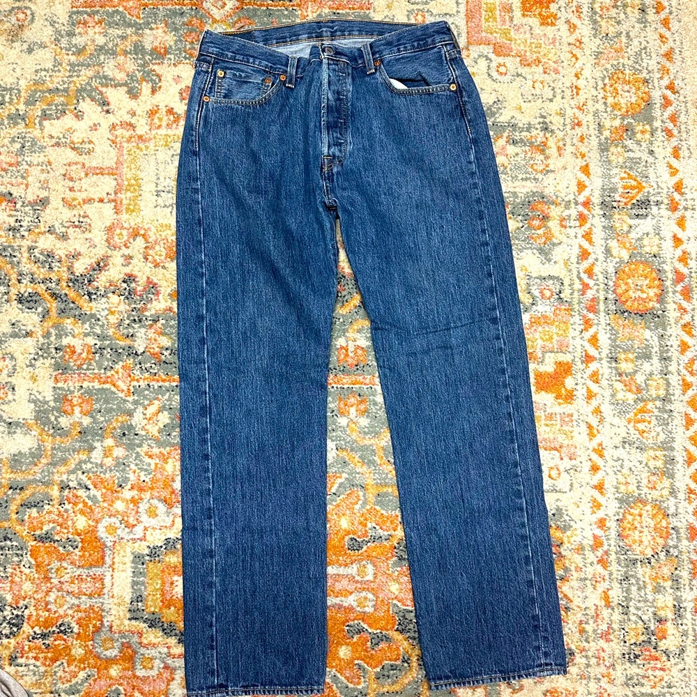 Men's 501® Original Shrink-to-Fit™ Non-Stretch Jeans